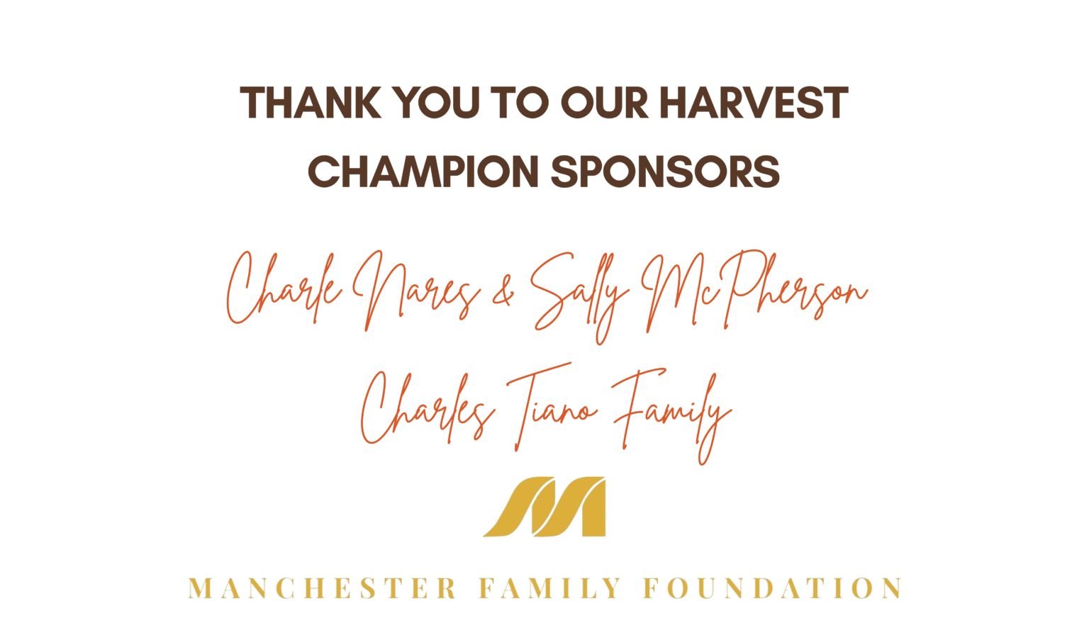 Harvest for Hope 2026 - Emilio Nares Foundation